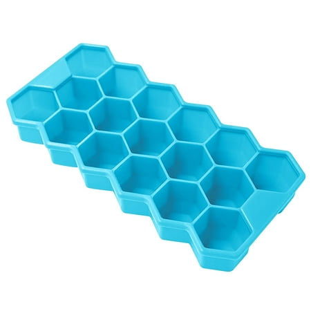 

Fesfesfes 17 Cells Honeycomb Ice Tray Silicone Odorless Silicone Ice Tray Ice Mold Convenient To Use Low&High Temperature Resistence Flexible To Use Also Great For Parties And Picnics