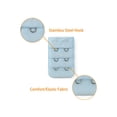 thumbnail image 4 of INSPIRE CHIC Women's 3 Rows 2 Hooks Underwear Bra Extender Brassiere Extension Hooks Strap Adapter Multi-Color-2 5, 4 of 5