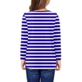 thumbnail image 6 of Graphic Tees Girls Girls Long Sleeve Shirts Crewneck Ruched Side Slim Fit Tops Ribbed Knit Casual Tee Shirt 4-15 Years, 6 of 6