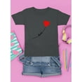 thumbnail image 3 of Love Balloon Heart Lettering  T-Shirt Juniors -Image by Shutterstock,  Small, 3 of 4