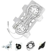 Dryer Heating Element DC47-00019A for Samsung DV42h5000ew/a3 DV45h7000ew/a2 DV48h7400ew/a2 Dryer Heating Element DC47-00018A Thermostat DC47-00016A DC32-00007A DC96-00887A Thermal Fuse