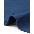 thumbnail image 5 of INSPIRE CHIC Cotton Linen Midi Skirt for Women Casual Back Slit High Waisted Skirt with Pockets XS Dark Blue, 5 of 5