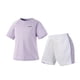 thumbnail image 1 of Odeerbi Niños Niñas Malla Seco Rápido Set de Entrenamiento Imprimir T-Shirt Shorts Respirable Ropa Deportiva Atlética Para 4-13 Años, 1 of 9