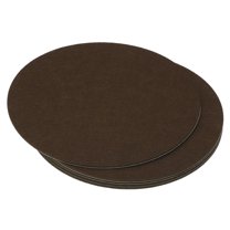 Uxcell 9 Inch Diameter Lamp Base Felt, 5Pack 2mm Thickness Adhesive Non-slip Anti-scratch Backed Felt, Coffee
