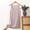 Beige, variant on Women's U-Neck Allover Polka Dot Sleeveless Longline Tank Top, Loose Fit Casual Printed Vest for Summer Loungewear & Inner Layering Wear (Black,XL)