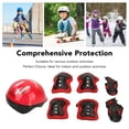 thumbnail image 4 of JUEGO DE CASCOS PARA BICICLETAS Para Niños, Engranaje de Proteccióne de Casco para Bicicletas para Niños Finamiento Suave de Protecciónemeta Ajustable para el Ciclismo 5, 4 of 7