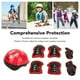 thumbnail image 4 of Conjunto de equipo de protección deportiva para niños casco de bicicleta rodilla ajustable ANGGREK  Otros, 4 of 8