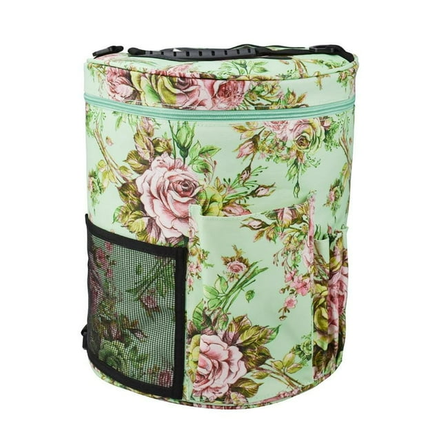 Knitting Wool Yarn Bag Crochet Sewing Needle Storage Organizer (L Bucket)