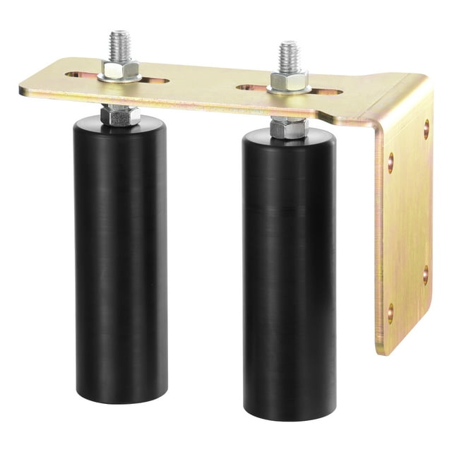 VEVOR Kit de Portail Coulissant 6” Matériel Roulant avec Support en L Réglable pour Porte