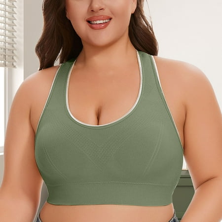 YEJIMAN Women s Breathable Plus Size No Underwire No Marks Hollow Bra Thin Yoga Underwear  Green High Waisted Underwear For Women  Cotton Period Underwear For Women
