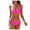 1-Hot Pink, variant on YWDJ Bikini Sets for Women Push Up Top Women's Solid Bikini Strap Bikini Deep V Split Swimsuit Black L