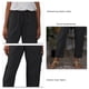 thumbnail image 3 of Pantalones casuales de mujer de algodón y lino con cordón en la espalda y cintura elástica con bolsillos C21037, 3 of 4