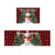 thumbnail image 2 of ¡Ofertas navideñas en liquidación! PRETXORVE - Juego de 2 tapetes y alfombras navideñas para cocina, antideslizantes, con base para suelo, decoración navideña (40,6 x 60,9 cm + 40,6 x 122,9 cm), 2 of 6