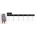 thumbnail image 6 of Women's Spring Leopard Print V-neck High Waist Temperament Plus Size Mini Dress Black XL, 6 of 6