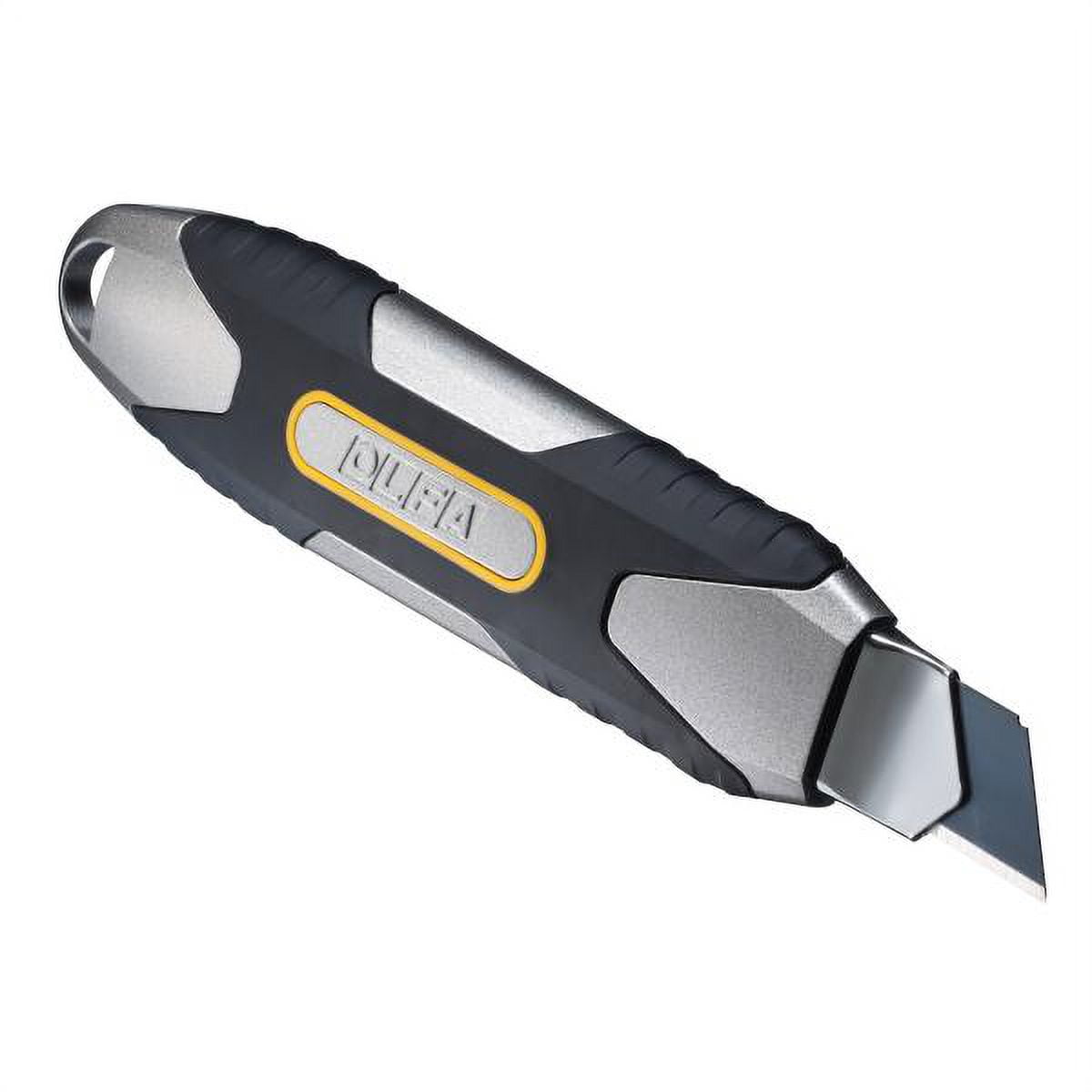 Olfa MXP-AL Die-Cast Aluminum, Rubber Grip Auto-Lock Utility Knife