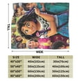 thumbnail image 3 of Encanto Blanket, Anime Throw Blanket For Couch Sofa Bed, Soft Cozy Lightweight Warm Flannel Blanket, Home Decor, Anime Gifts For Boys Girls Kids Teens, 3 of 9