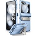 thumbnail image 1 of lason Journey Series for Samsung Galaxy Z Flip 5 Case () with Built-in Screen Protector & Kickstand, Full-Body Rugge Tilt, 1 of 1