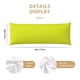 thumbnail image 3 of Balery Yellow Funda Protectora para Almohada Corporal de Algodón Hipoalergénico con Cierre(55 x 21 pulgadas), Almohadas No Incluidas, 3 of 7