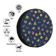 thumbnail image 4 of Balery Mardi Gras Carnival Cubiertas para Neumáticos - Protector Resistente para Neumáticos de Camioneta, SUV, Remolque, Camper y RV-14 inch, 4 of 6