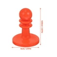 thumbnail image 2 of KONTONTY 10Pcs Aluminum Alloy Tent Pole Plastic Red Prevent Collapse Tent Pole Tips Caps for Camping, 2 of 8