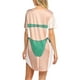 thumbnail image 4 of SAYOO Vestido Casual de Verano para Mujer, Estampado de Bikini 3D Cuello Redondo Manga Corta Relax-Fit One Piece para Damas SAYOO  Moda, 4 of 6