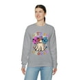 thumbnail image 3 of Retro Let's Go Ghouls Women's Crewneck Sweatshirt, 3 of 4