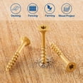 thumbnail image 3 of ANCHOREASE Vis en Bois #8&times;2 Pouces, 300 Pcs, Vis de Plateau, Résistantes à la Rouille, Enduites d'Époxy pour l'Extérieur, Vis de Plateau d'Extérieur, Vis de Plateau Tête d'Entraînement Torx/Star,, 3 of 7