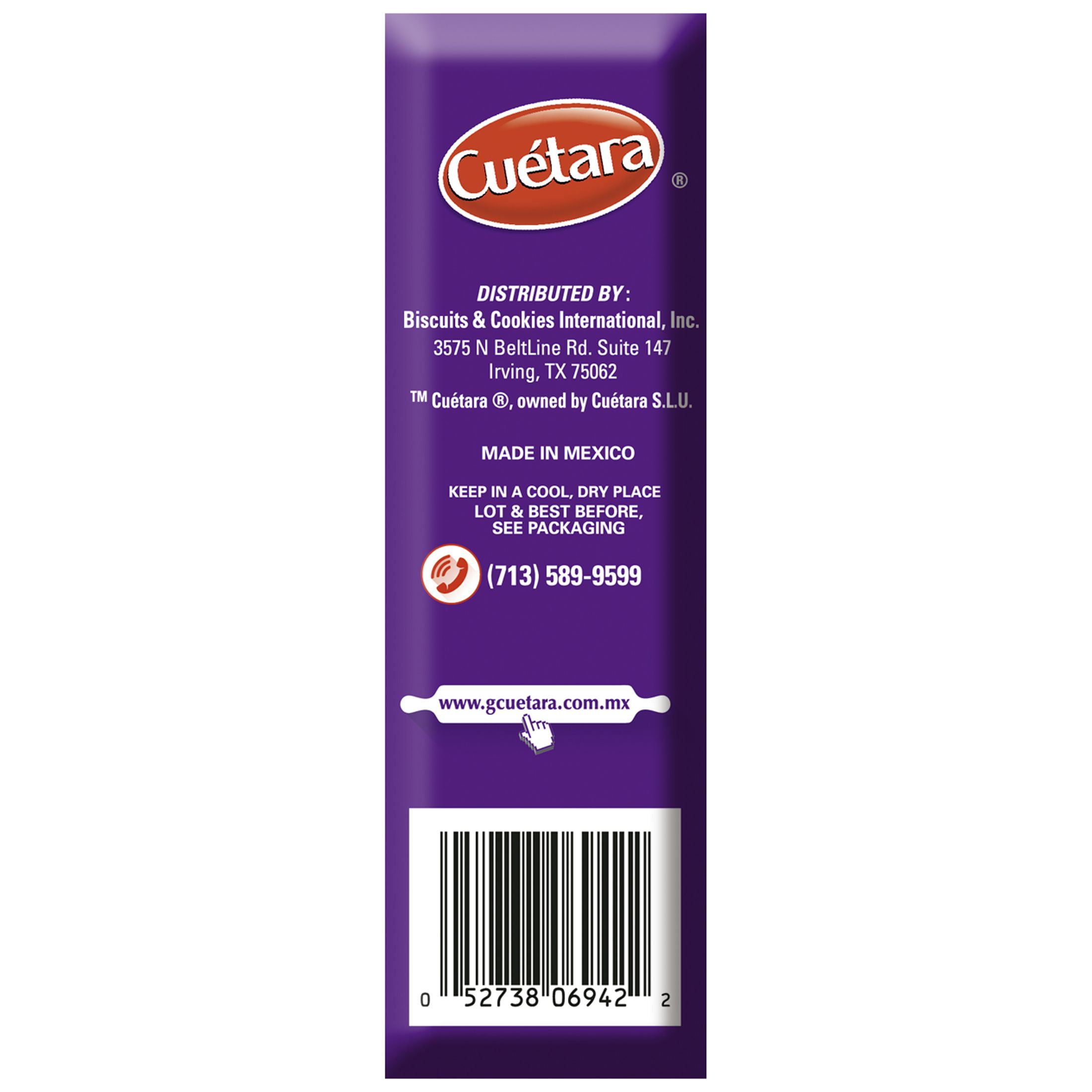 (3 pack) Cuétara Diavolin Marshmallow Sandwich 9.88 oz (280 g), 2 Packages of 4.94 oz.