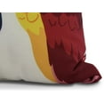 thumbnail image 2 of Simply Daisy, 18" x 18" Macaw Close Up, Animal Print Outdoor Pillow, Red, 2 of 2