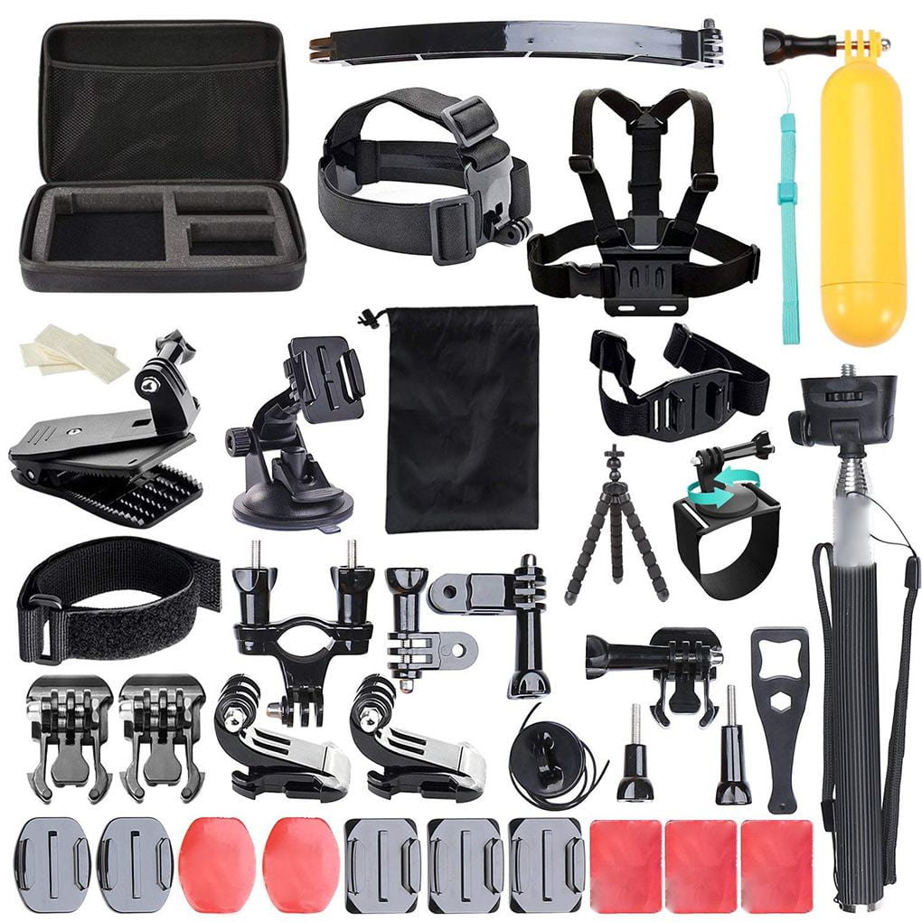 50PCS Multifunctional Action Camera Mounts Sports Camera Set With Case