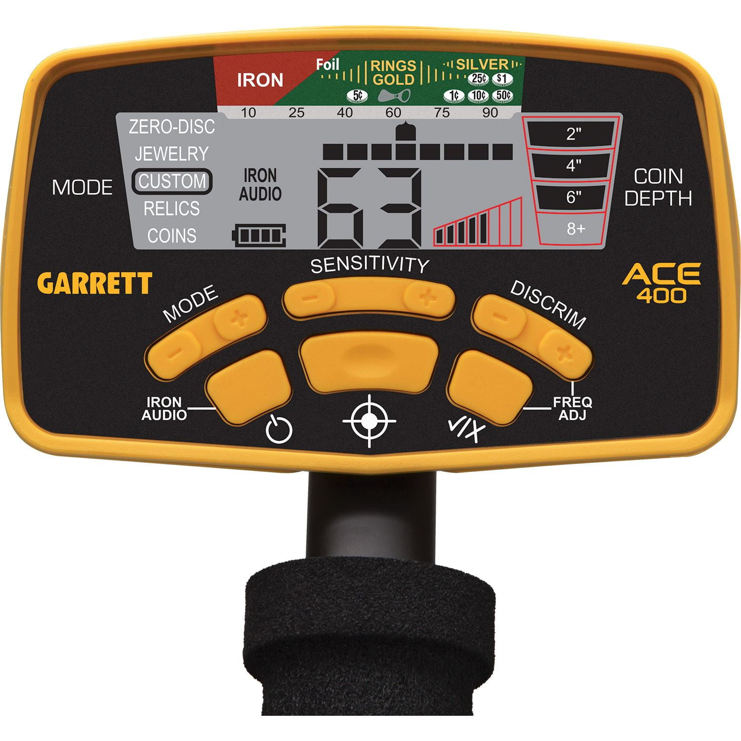 Garrett ACE 400 Metal Detector with Pouch and Carry Bag