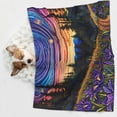 thumbnail image 6 of Pofeuu Galactic Night Over Meadow Print Puppy Blanket,Dog Blankets,Pet Blanket Cozy Cat Blankets for Indoor Cats, Fuzzy Pet Blanket for Kitten Doggy Dog Blankets-Medium, 6 of 8