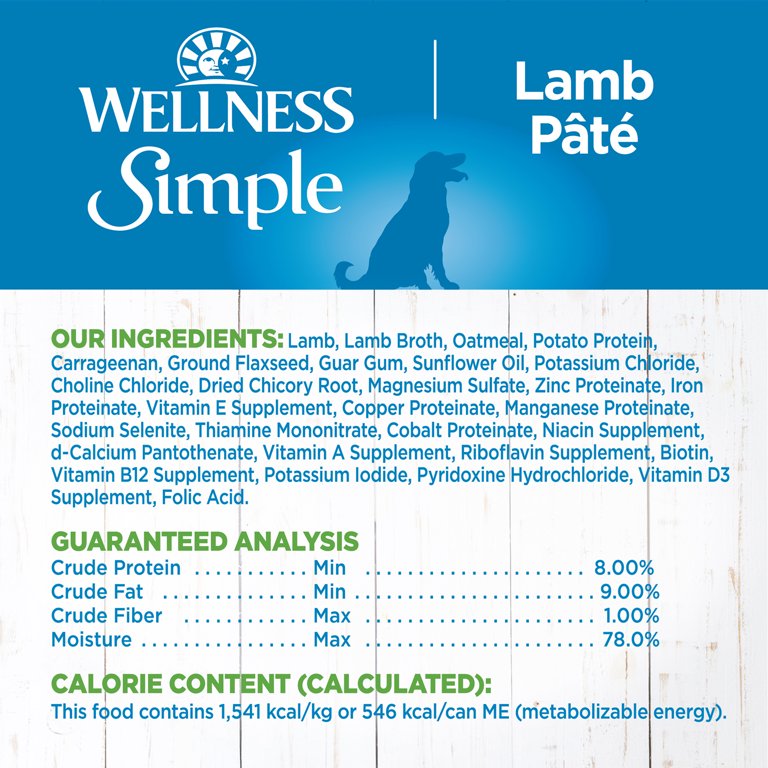 Wellness simple dog sales food ingredients