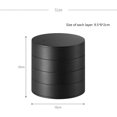 thumbnail image 4 of Jewelry Organizer Case 360 Degree Round Rotating Jewelry Storage Box Necklace Bracelet Ring Earring Display Tray Holder, 4 of 5