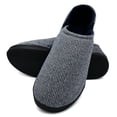 thumbnail image 1 of SLM Men's Faux Suede Slip on Terry Lined  Slipper House Shoes, 1 of 2