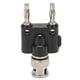 thumbnail image 1 of Conector Tipo Banana, Modelo De Cobre U28 BNC Macho A Conector Tipo Banana Para Equipos Experimentales De Laboratorio Para Experimentos Físicos Para Pruebas Eléctricas ANGGREK Oscilloscope Parts, 1 of 8