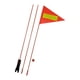 thumbnail image 5 of Bandera de seguridad para bicicletas Durable Resistencia al desgarro Montar banderín Resistente a la intemperie Multifunción Advertencia de seguridad kusrkot Bandera de seguridad en bicicleta, 5 of 7