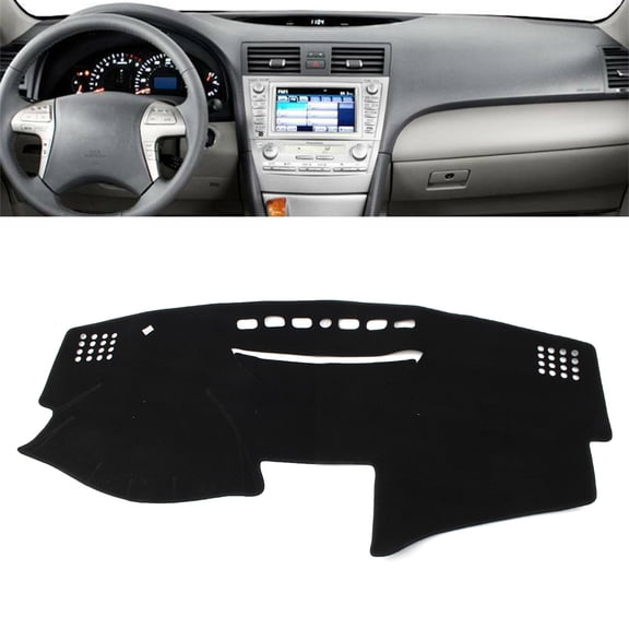 NS Car Dashboard Carpet Dash Board Cover Mat for Camry 2006-2011 With sound hole, LHD
