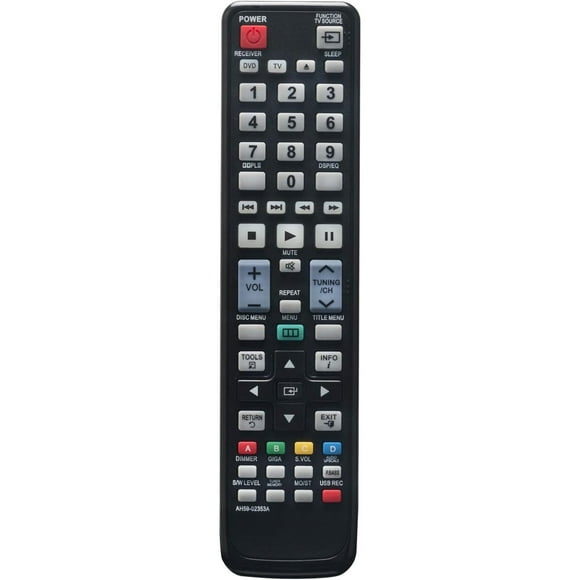 AH59-02353A Replace Control Remoto fit para Samsung DVD Player Sistema de Cine en Casa HT-D450 HT-D450K HT-D453 HT-D453H