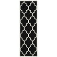 thumbnail image 5 of SAFAVIEH Dhurrie Toby Geometric Moroccan Wool Area Rug, Black/Ivory, 5' x 8', 5 of 9