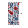 thumbnail image 5 of Pioneer Flower Floral Print Pattern Shower Curtain 36"x72" ,Bathroom Decorative Shower Curtains Set with 12 Hooks,Modern Waterproof Washable Shower Curtain, 5 of 6