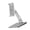 Silver, variant on Ergonomic Desktop Tablets Phone Clamp Holder With Silicone Grips And ABS Base For 4.7 To 12.9inch Screens