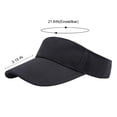 thumbnail image 4 of Tfken Unisex Beach Hat Sun Protection Hiking Fashionable Baseball Visor Hat With Ponytail Athletic Running Gym Lightweight Travel Outdoor Summer Cap Dailly Wear Comfortable Pink, 4 of 5