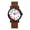 Black Brown, variant on Blekon Original Nurse Watch - Medical Scrub Colors, Red Fifteen Minute Pulsometer - Easy Read Dial w/Day and Date Indicator, Second Hand, Water Resistant Watch