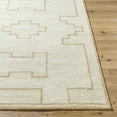 thumbnail image 7 of Livabliss Wool Rugs for Living Room, 2x3 Bournemouth Global Brown Area Rug, Bedroom Dining Room Home Decor Handmade Carpet (2' x 3'), 7 of 7