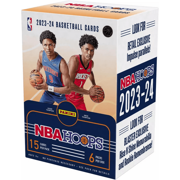 2023-24 Panini NBA Hoops Blaster Box Trading Cards