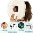 thumbnail image 4 of Ear Pillow, Soft Ear Donut Pillow  for Side Sleepers, 4 of 7