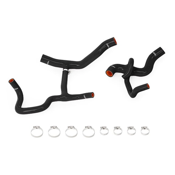 Mishimoto MMHOSE-CAM6-16CBK Silicone Radiator Hose Kit Compatible With Chevrolet Camaro V6 2016-2018 Black