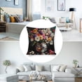 thumbnail image 3 of flowerslinen throw pillowcase decoration pillowcase gifting preferred 24x24 inch cushion cover 2 sets sofa pillowcase sofa bedroom living room car, 3 of 8