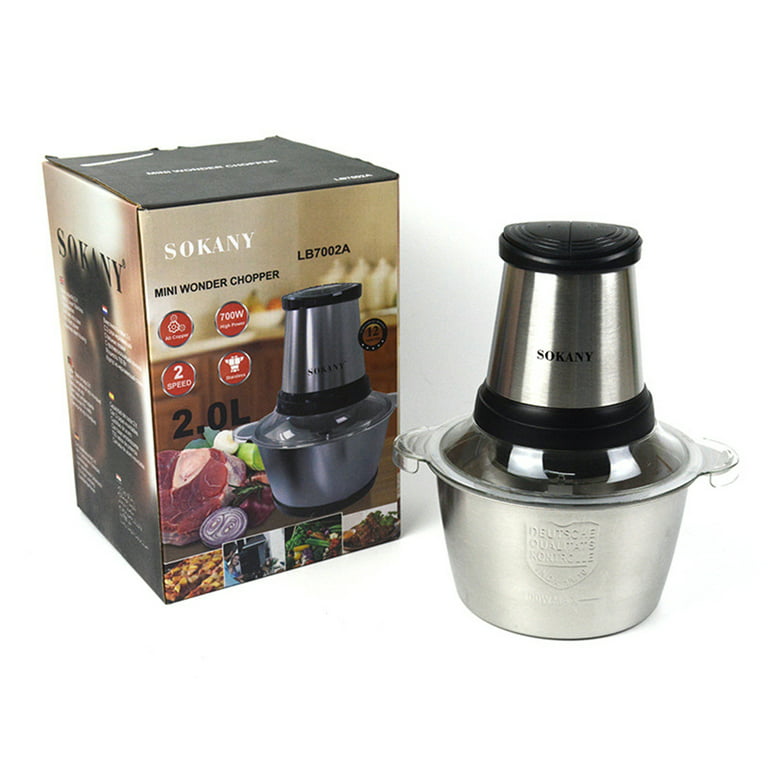 Reemix 1.5-Cup One-Touch Electric Food Chopper, 100W Mini Food Processor  Meat Grinder, Mix, Chop, Mince and Blend Vegetables, Fruits, Nuts, Meats,  Stainless Steel Blade